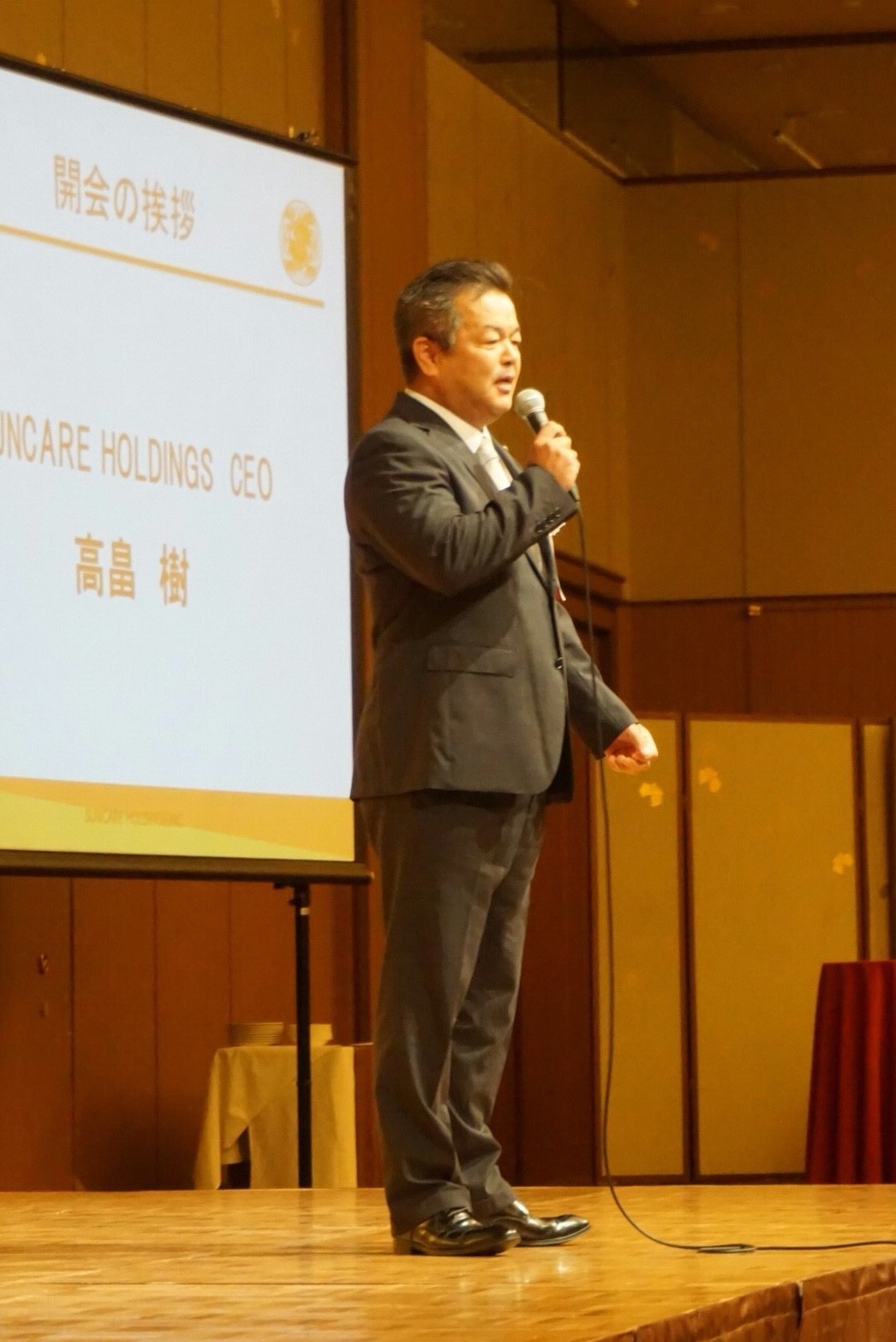 平成30年　全社員総会　髙畠社長挨拶写真②